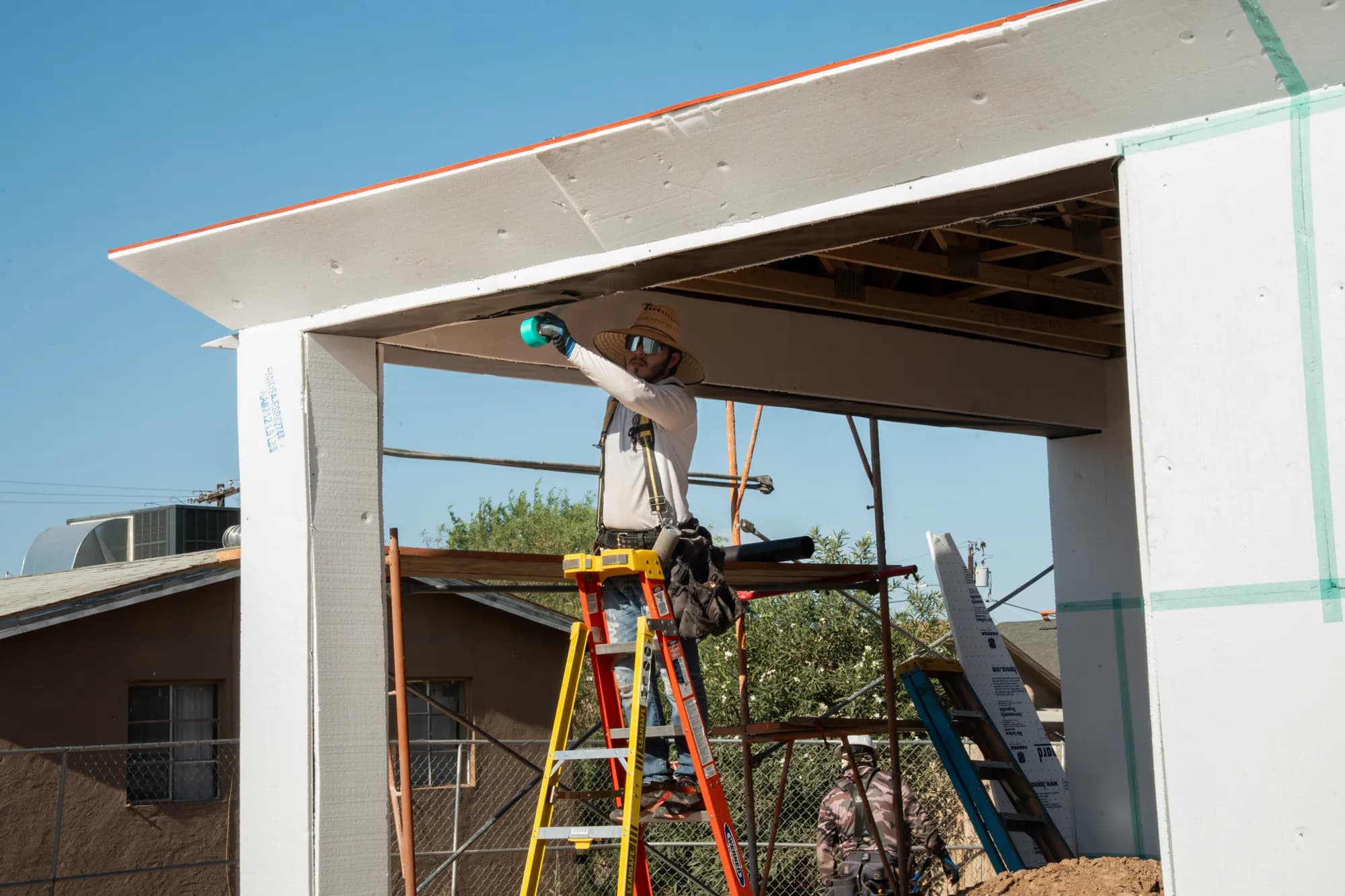 Eave and soffit work